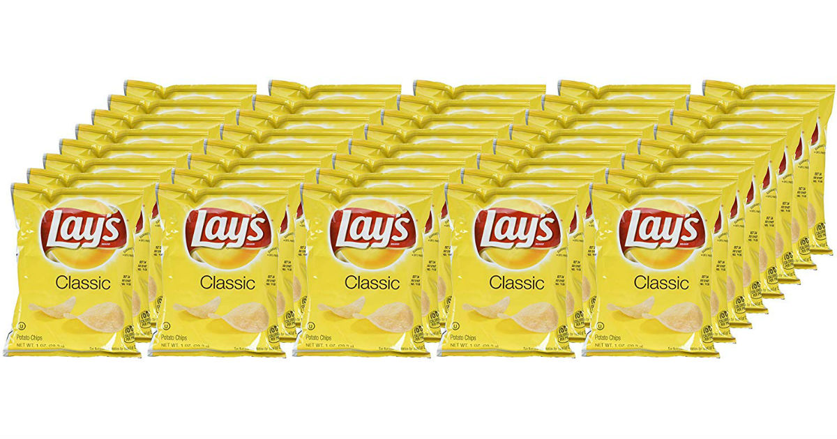 Lay’s Single Serve Potato Chip Bags 40 ct ONLY $9.03 Shipped