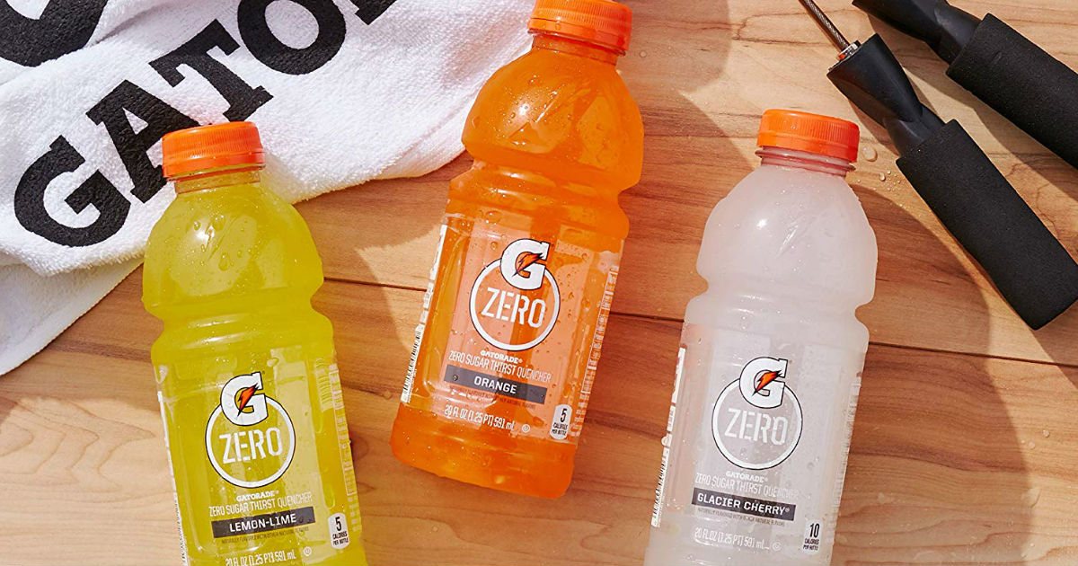 Gatorade 20-oz Bottle 12-Pack ONLY $9.60 at Amazon