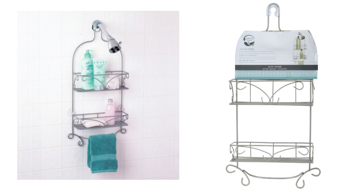 Nickel Scroll Shower Caddy ONLY $9.99 (reg $14.84) at Walmart