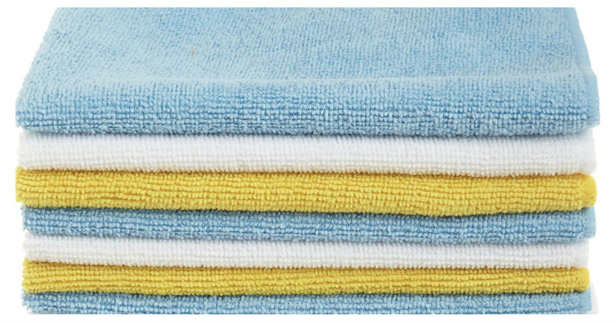 AmazonBasics Microfiber Cleaning Cloths 48pk ONLY $11.87 Shipped