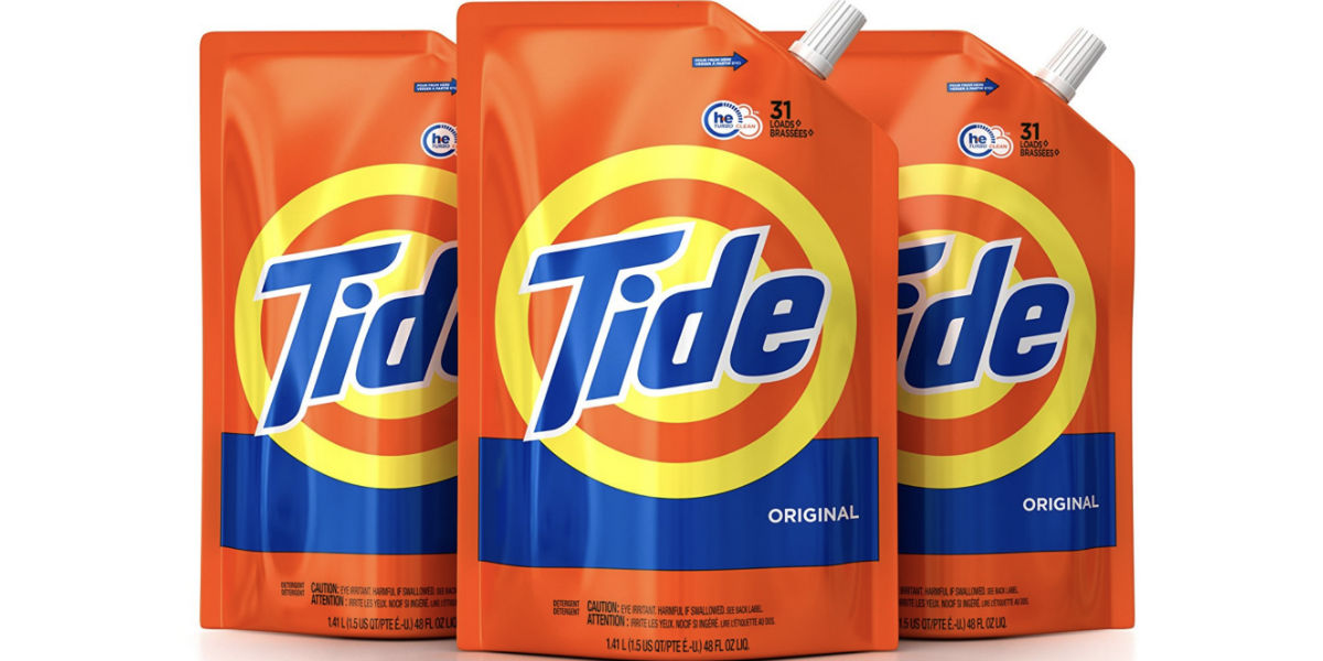 Tide Laundry Detergent Smart Pouches 3-Pk ONLY $16.99 Shipped