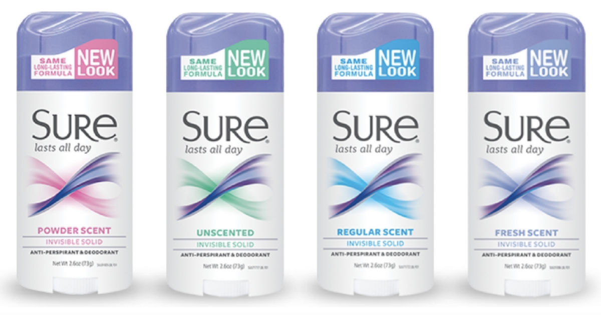 Sure Deodorant ONLY $0.49 at Walgreens