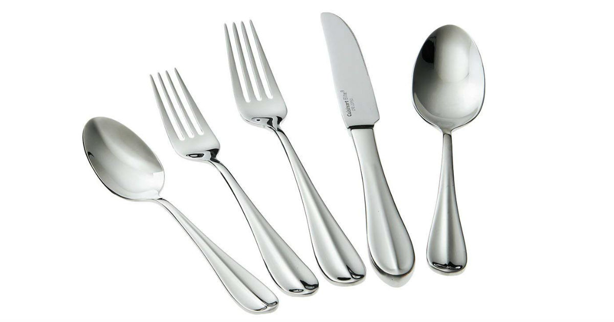 Save 50% on Cuisinart 20-Piece Flatware ONLY $39.99 (Reg. $80)