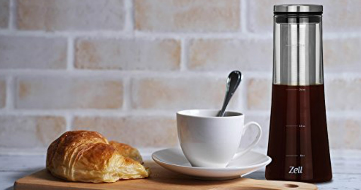 Save 50 on Zell Cold Brew Coffee Maker ONLY 11.99 (Reg.30) Deals