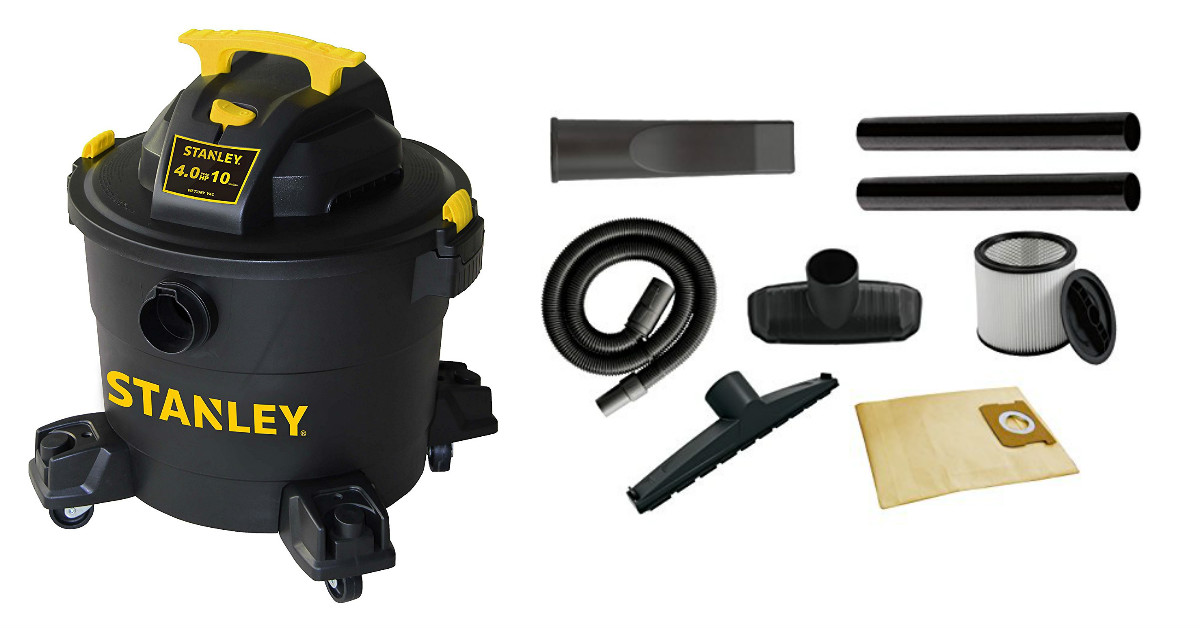 Save 40% on Stanley Wet/Dry Vacuum - ONLY $47.99 (Reg. $80)