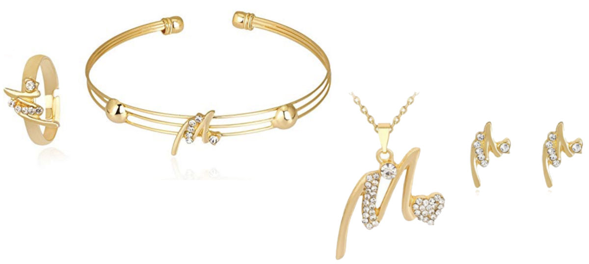 Rhinestone Jewelry Set 4-Piece ONLY $4.99 Shipped