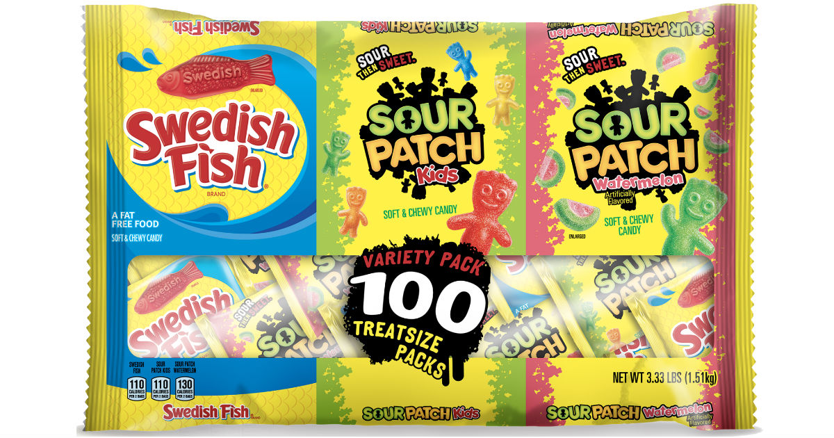 Sour Patch & Swedish Fish at Amazon