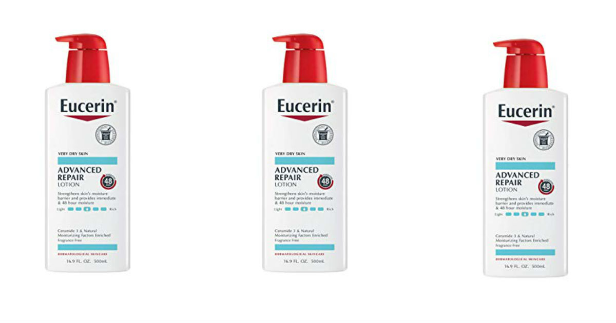 Eucerine Advanced Repair Lotion Only $6.98 on Amazon (Reg. $10)