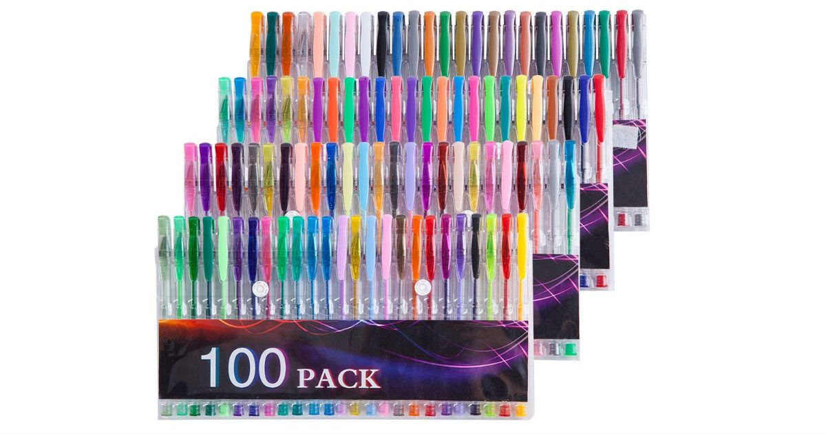 Tanmit 100-Count Gel Pens ONLY $12.99 on Amazon