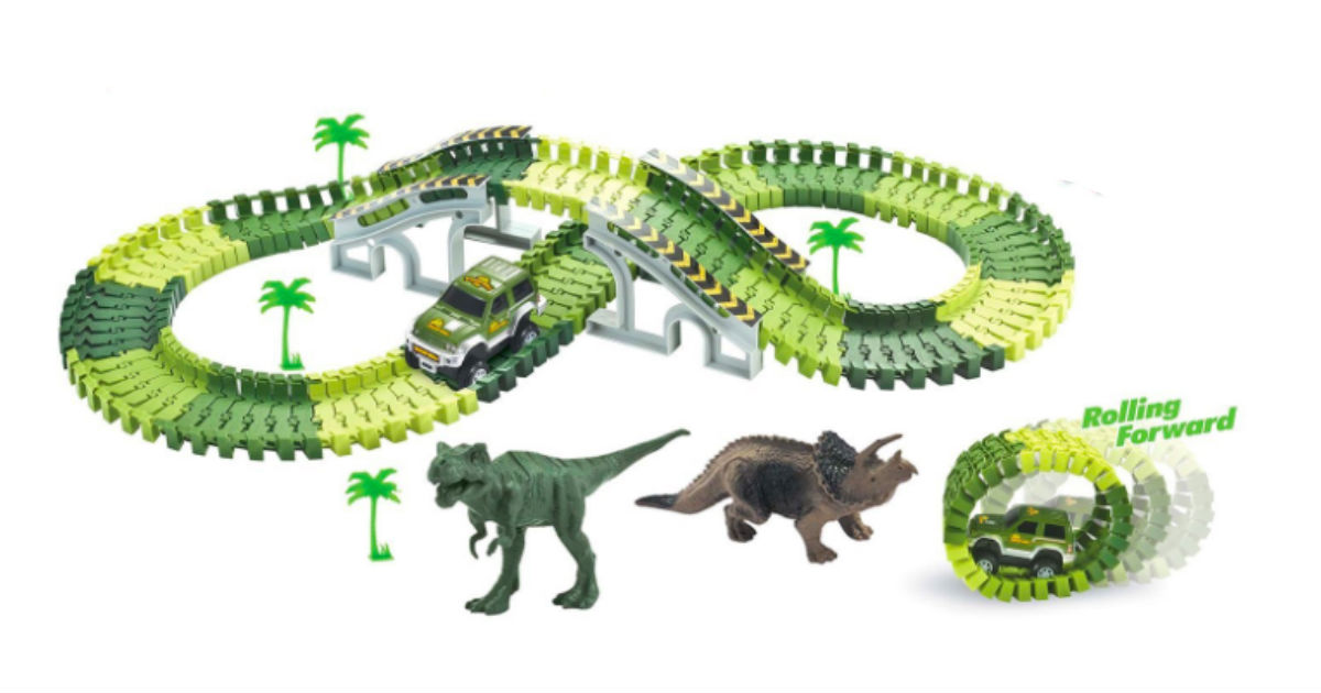 Save 63% on Dinosaur Track Set on Amazon ONLY $29.99 (Reg. $80)