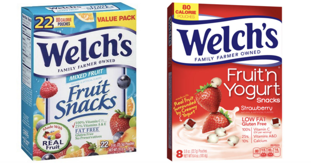 Welch’s Fruit Snacks or Fruit ‘n Snacks Coupon for 1 Off Coupons