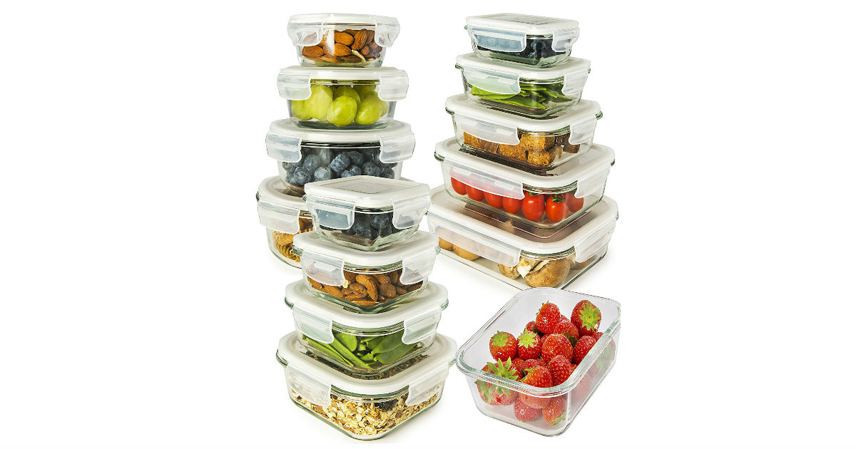 Limited Time Only: Save 51% on 13-Pack Glass Storage Containers