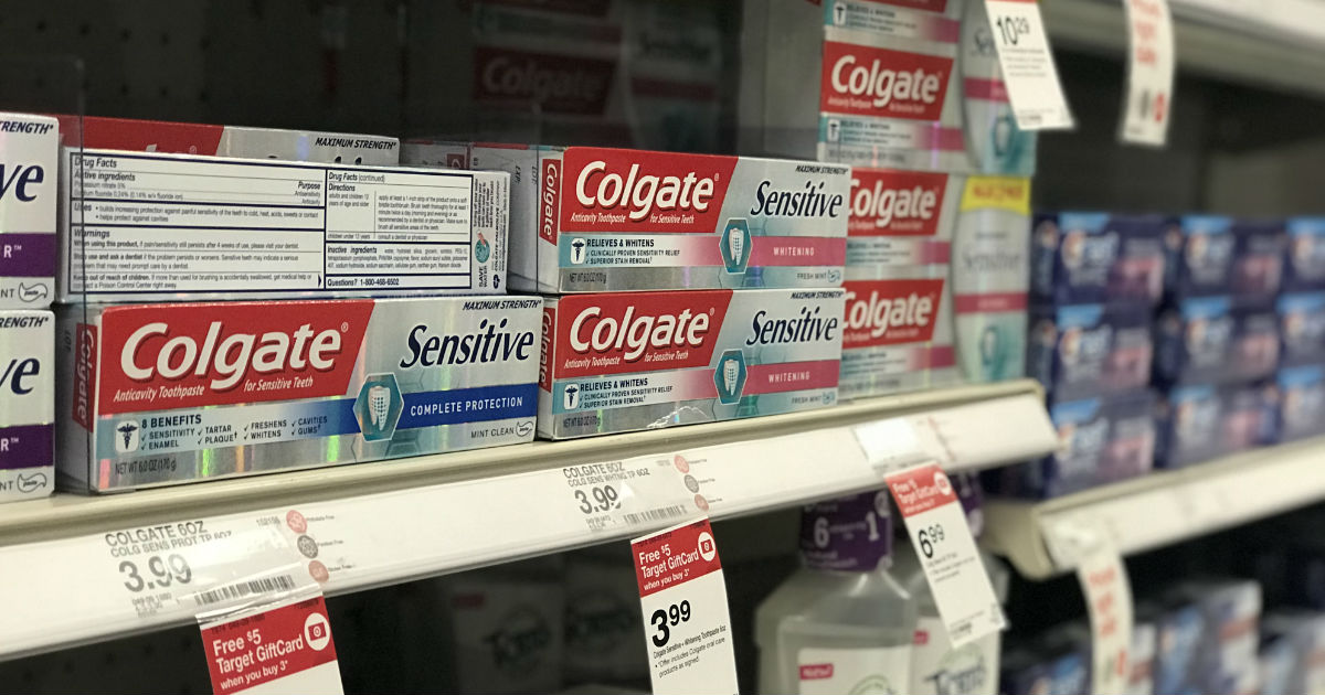Colgate Sensitive Toothpaste ONLY $0.67 at Target
