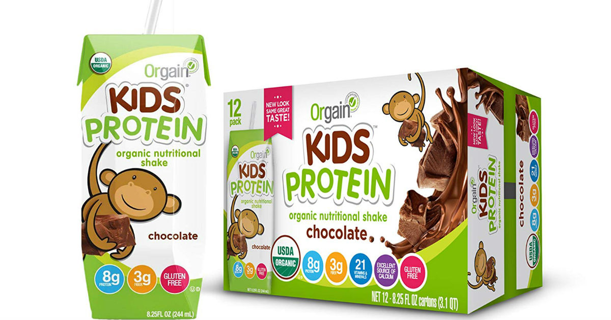 Orgain Kids Protein Shakes 12-Pack Only $12.28 Shipped