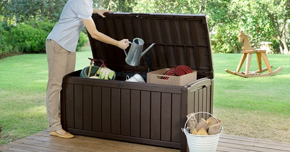 Keter Glenwood Outdoor Storage Box $69 (Reg. $130) Shipped