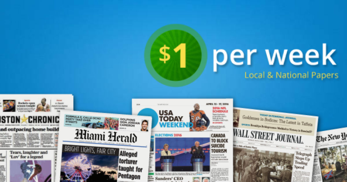 Discount Newspaper Subscriptions