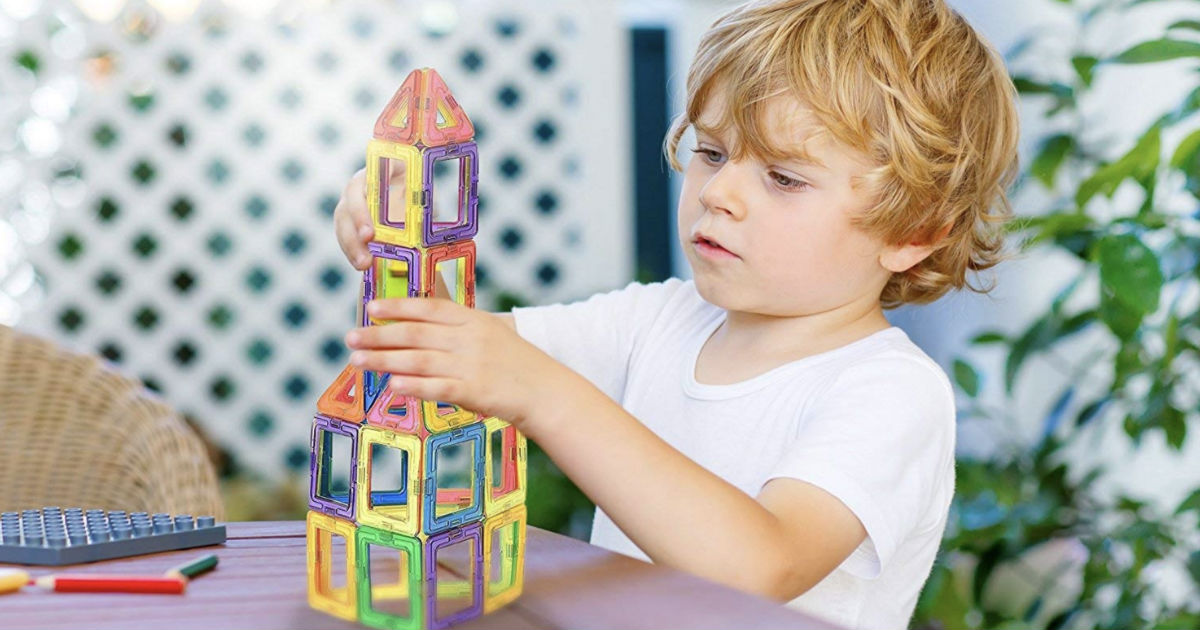 Manve 40-Piece Magnetic Building Block Set ONLY $16.89 Shipped