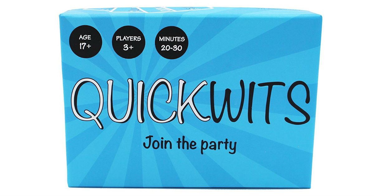 Save 58% on Quickwits Party Game ONLY $7.99 (Reg. $19)