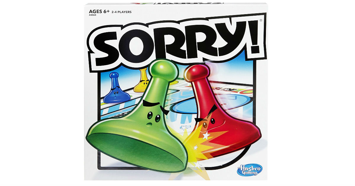 Hasbro Sorry! Game ONLY $8.77 on Amazon (Reg. $13)