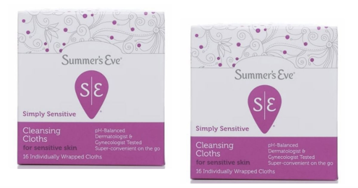 Summer's Eve Cleansing Cloths ONLY 0.22 at Walmart Printable Coupons