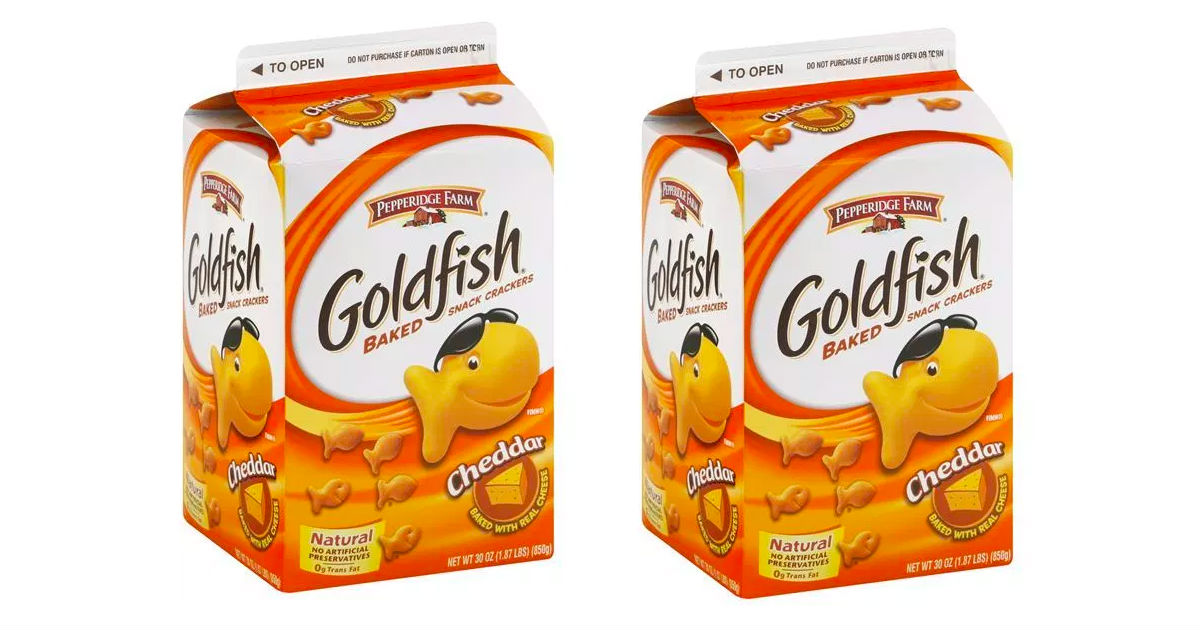 Pepperidge Farm Goldfish Crackers 30-Ounce ONLY $4.89 at Target