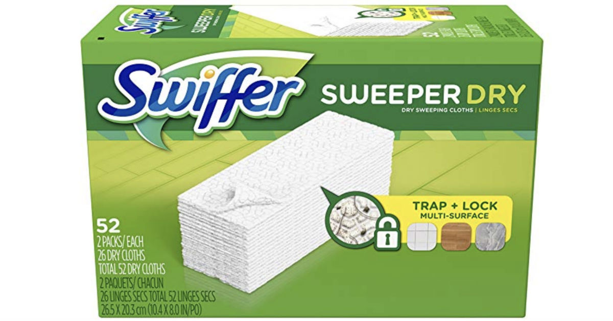 Swiffer Sweeper Dry Sweeping Pad 52-ct ONLY $7.17 Shipped