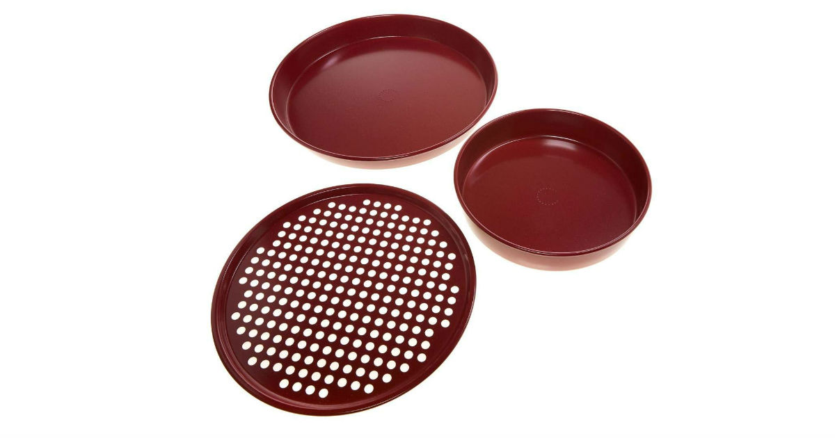 Save 51% on Stone Bake Pizza Pan Set ONLY $28.99 (Reg. $58.93)