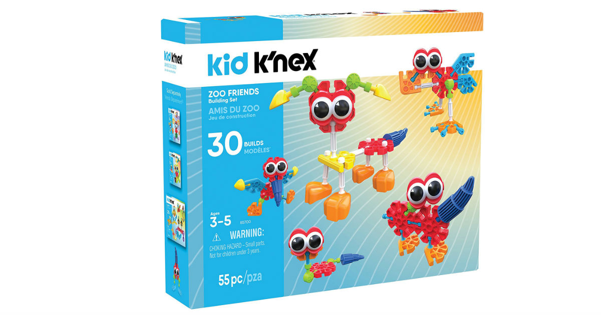 Save 53% on K'Nex Zoo Friends ONLY $11.85 on Amazon (Reg. $25)