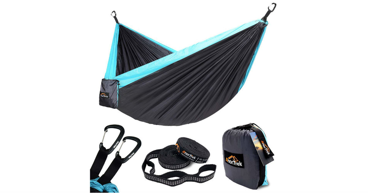 Save 54% on Anortrek Camping Hammock ONLY $21.55 (Reg. $47)