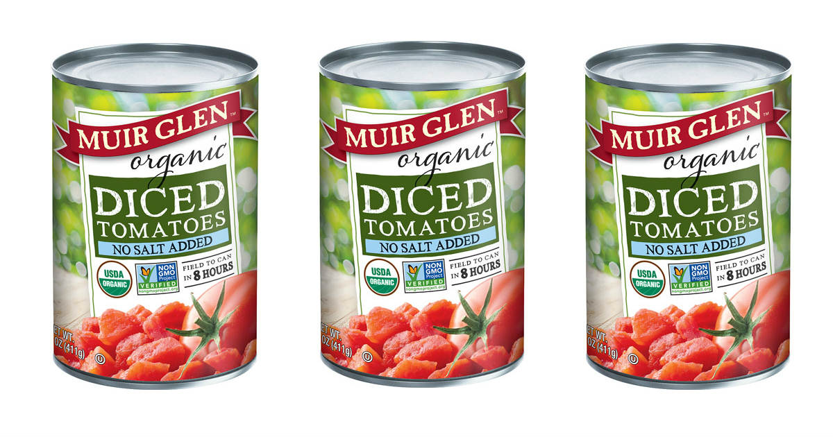 Muir Glen Organic Tomatoes ONLY $0.50 at Target (Reg. $1.47)