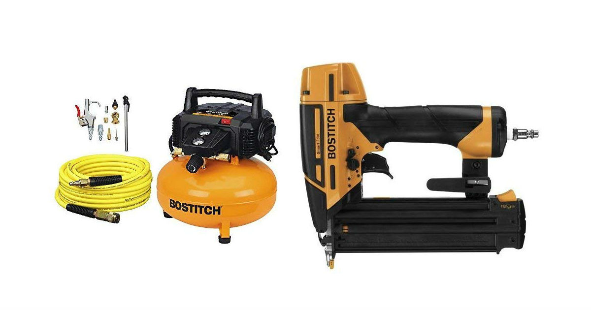 Bostitch Compressor and Nailer Kit ONLY $166.99 (Reg. $263)