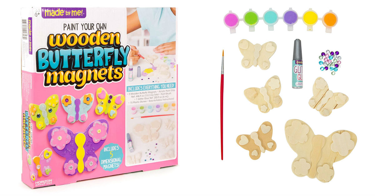 Paint Your Own Butterfly Magnets ONLY $8.67 (Reg. $14.48)