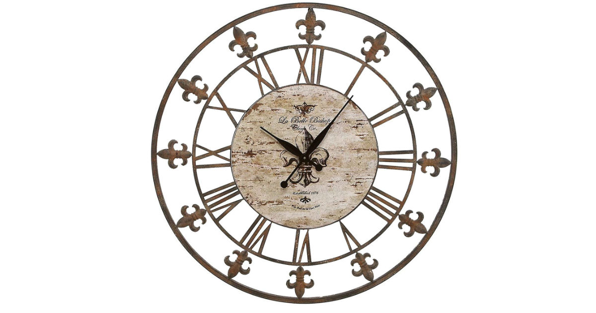 Metal Clock on Amazon