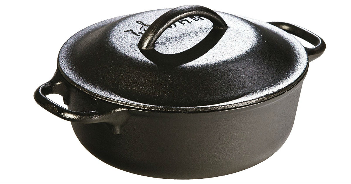 Lodge Cast Iron Dutch Oven ONLY 18.49 on Amazon (Reg. 31) Daily Deals & Coupons