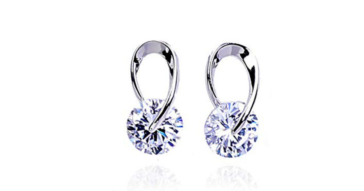 Nick Angelo's White Gold Earrings ONLY $5.59 Shipped on Amazon