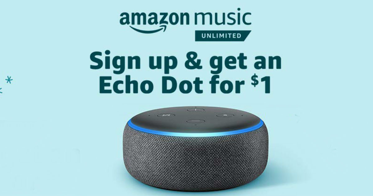 $1 amazon echo dot