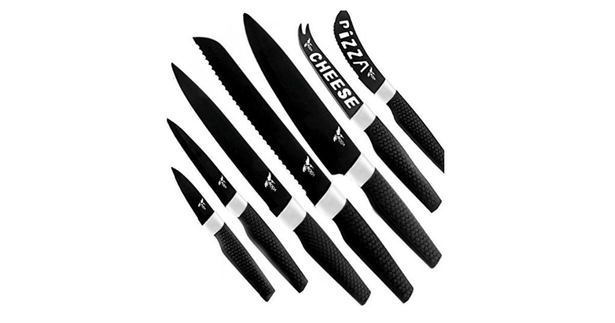 Limited Time: Save 52% on 8-Piece Kitchen Knife Set ONLY $9.50