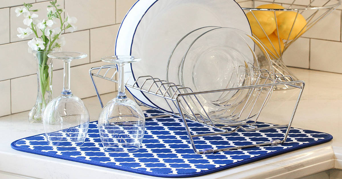 Save 52 on Dish Drying Mat ONLY 5.59 Shipped (Reg. 11.66) Deals