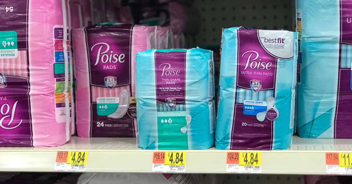 FREE Poise Pads at Walmart