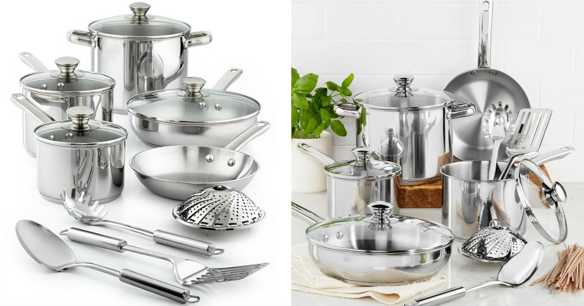 Tools of the Trade 13-Piece Cookware Set ONLY $29.99 (Reg $120)