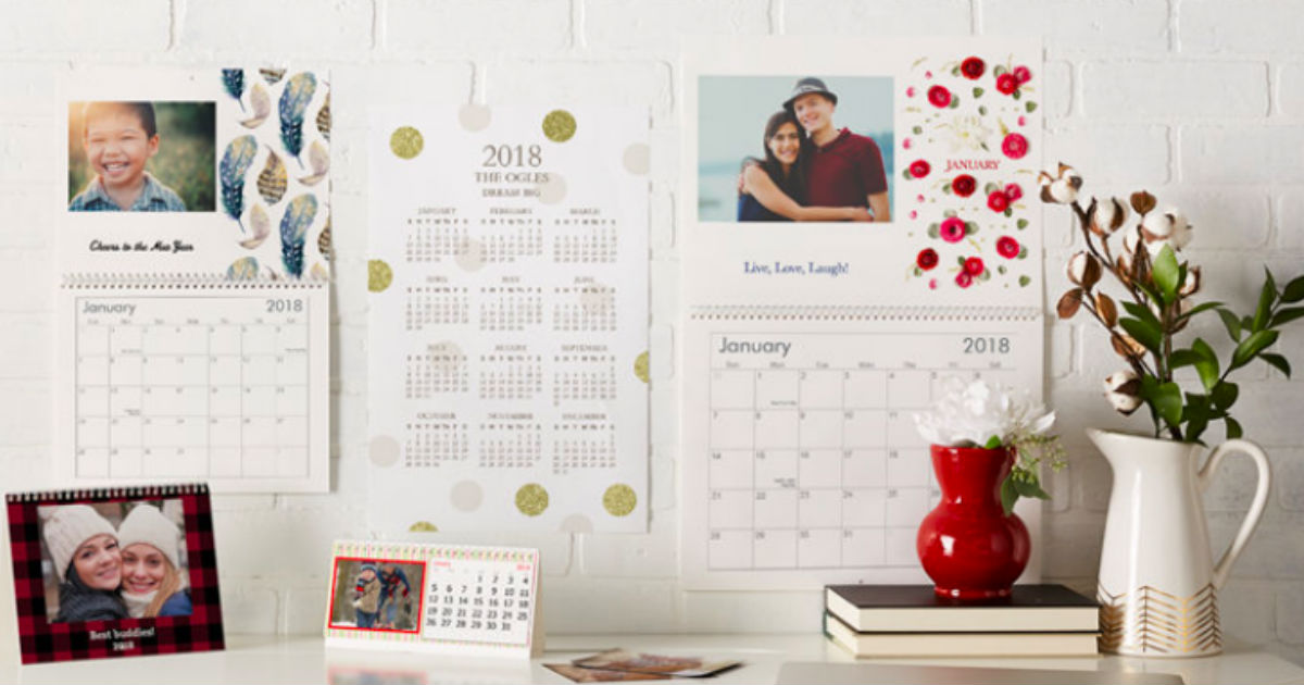 Custom Calendar ONLY $6.99 Shipped at Vistaprint