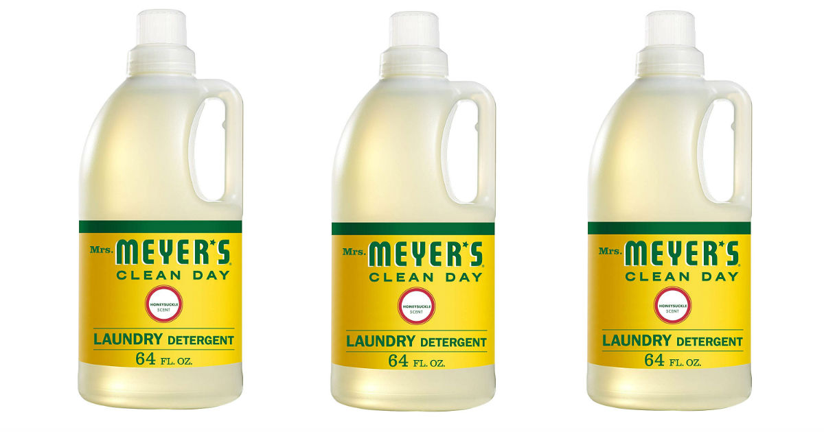 Save 50% on Meyer's Laundry Detergent ONLY $7.99 (Reg. $16)