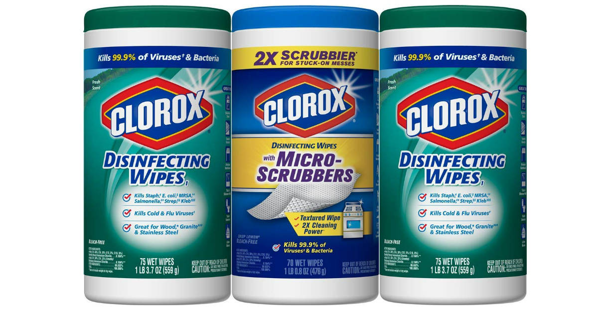 Today Only: 660 Clorox Wipes ONLY $9.26 Shipped