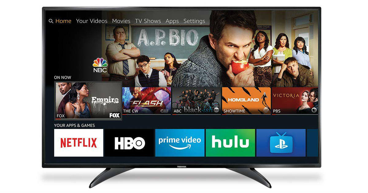 Toshiba 32-Inch Smart LED Fire TV ONLY $129.99 (Reg. $180)