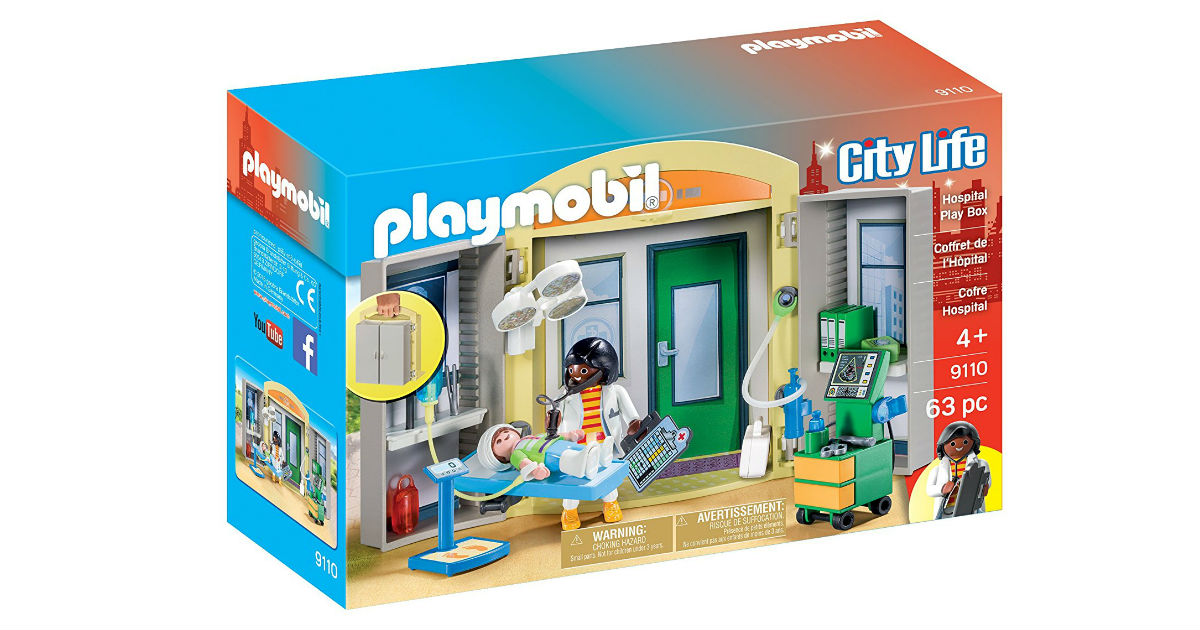 Save 50% on Playmobil Hospital Play Box ONLY $9.99 (Reg. $20)