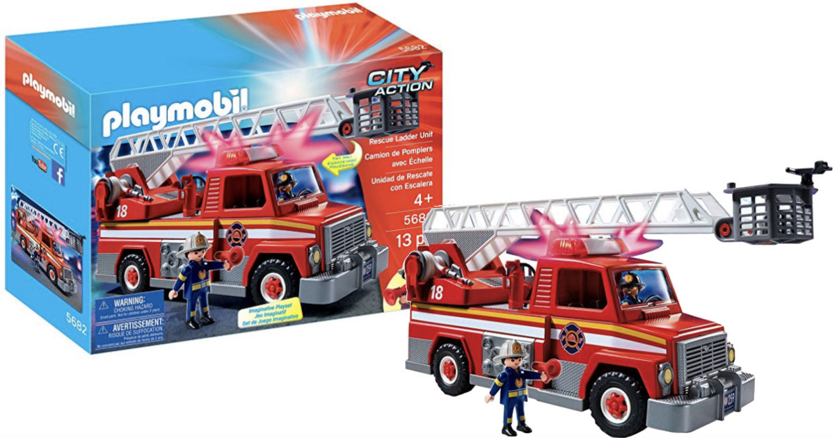 Save 50% on Playmobil Rescue Ladder Unit ONLY $12.99 (Reg. $25)