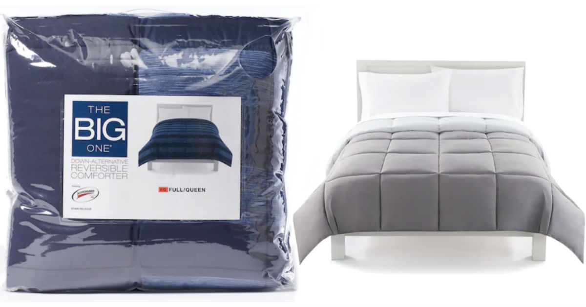 The Big One Comforters ONLY $16.99 at Kohl's (Reg. $120)