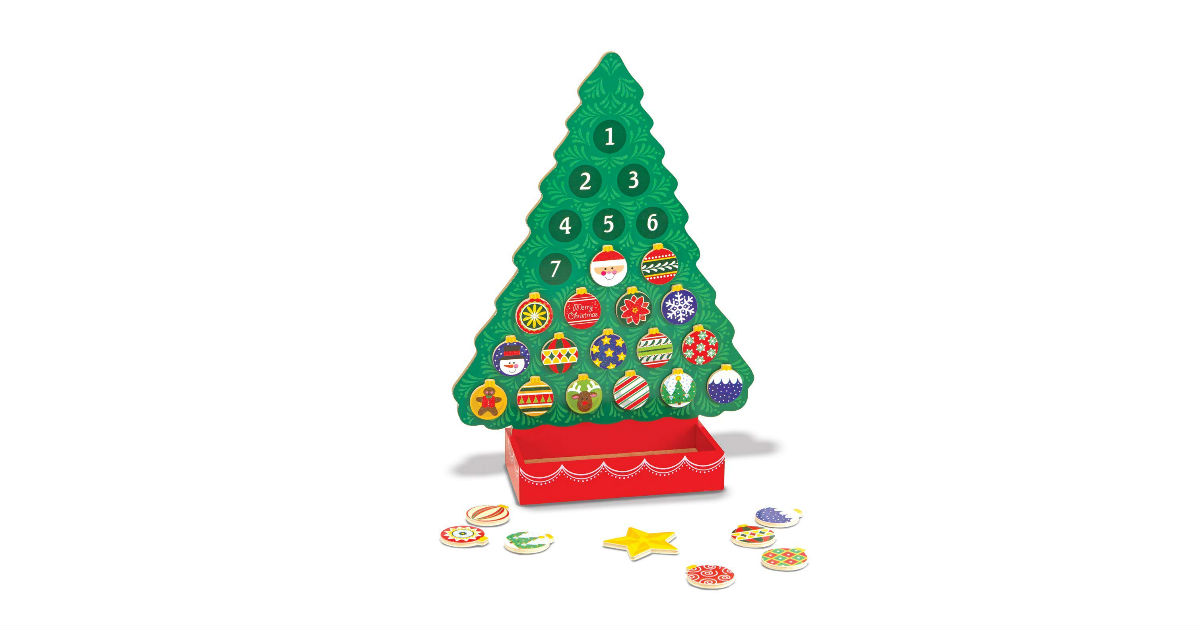 Melissa & Doug Wooden Advent Calendar ONLY $10.99 (Reg. $20)