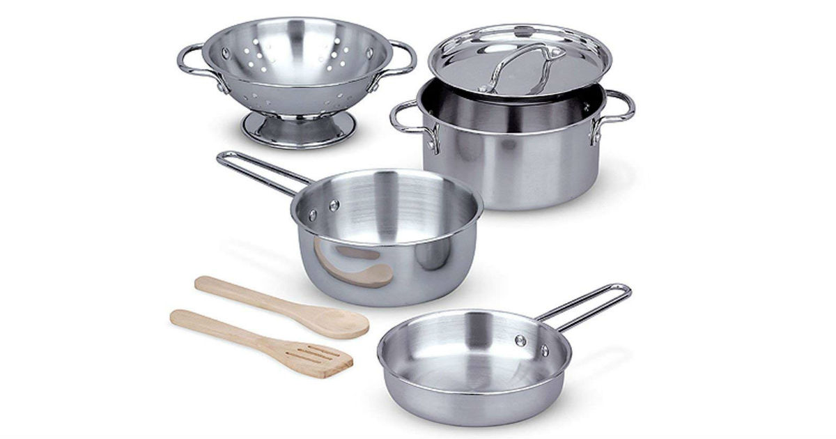 Save 50% on Melissa & Doug Pots and Pans ONLY $15 (Reg. $30)