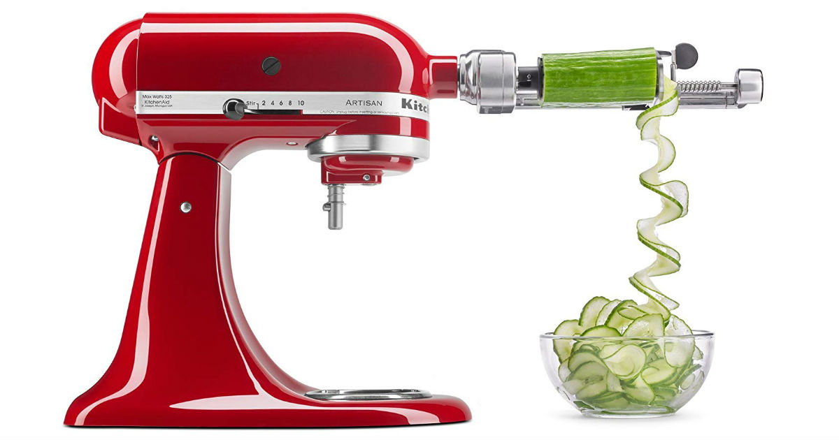 Save 55% on KitchenAid Spiralizer Attachment on Amazon